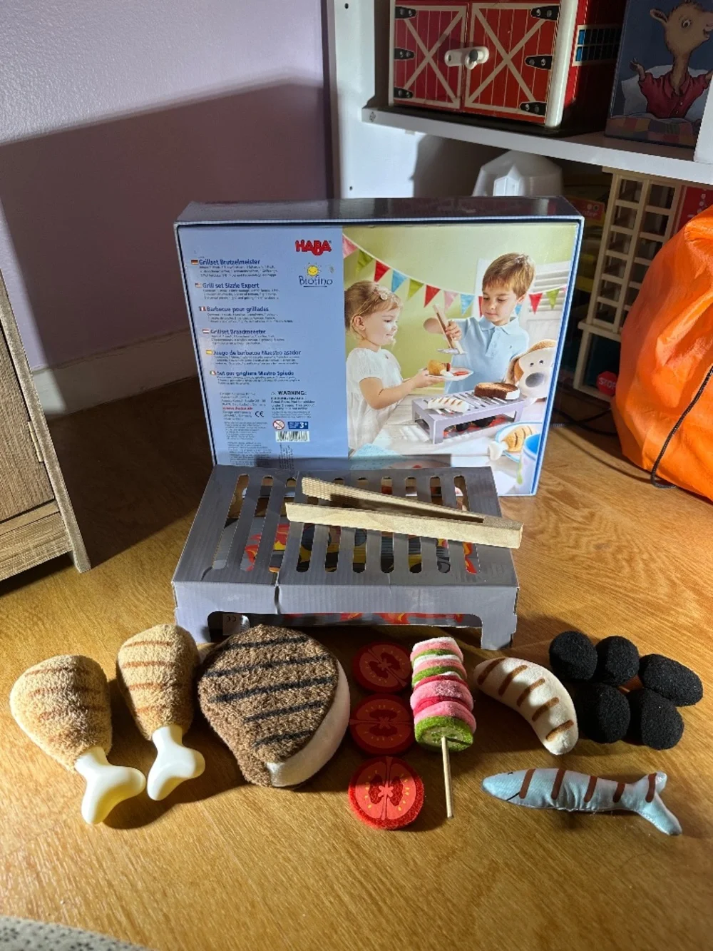 HABA Biofino Sizzle Expert Pretend Grill Set – Complete in Original Box